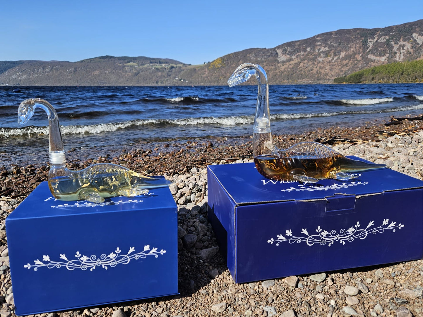 Premium Whisky Decanter Inspired By The Legendary Loch Ness Monster.