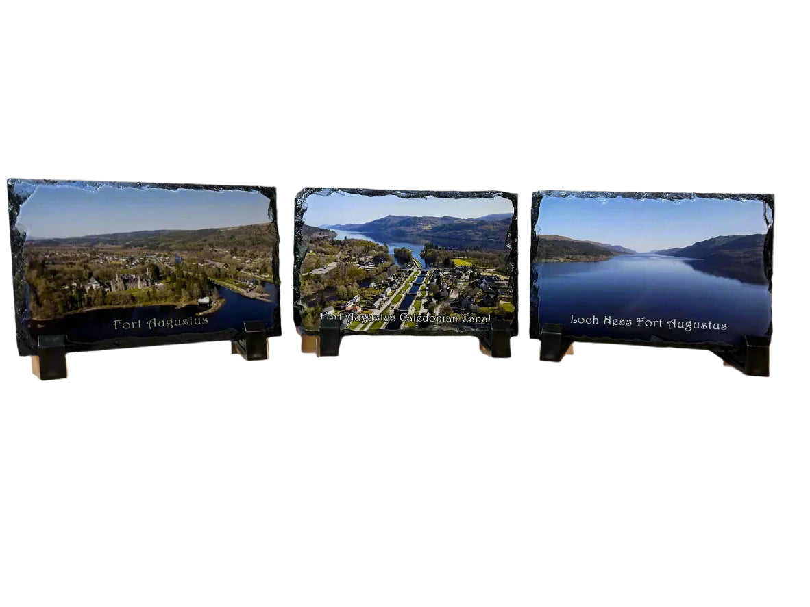 Scotland Landmark Souvenir – Rectangle Photo Slate of Highlands Locations