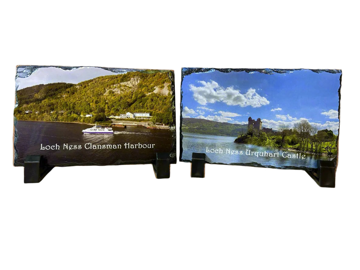 Scotland Landmark Souvenir – Rectangle Photo Slate of Highlands Locations