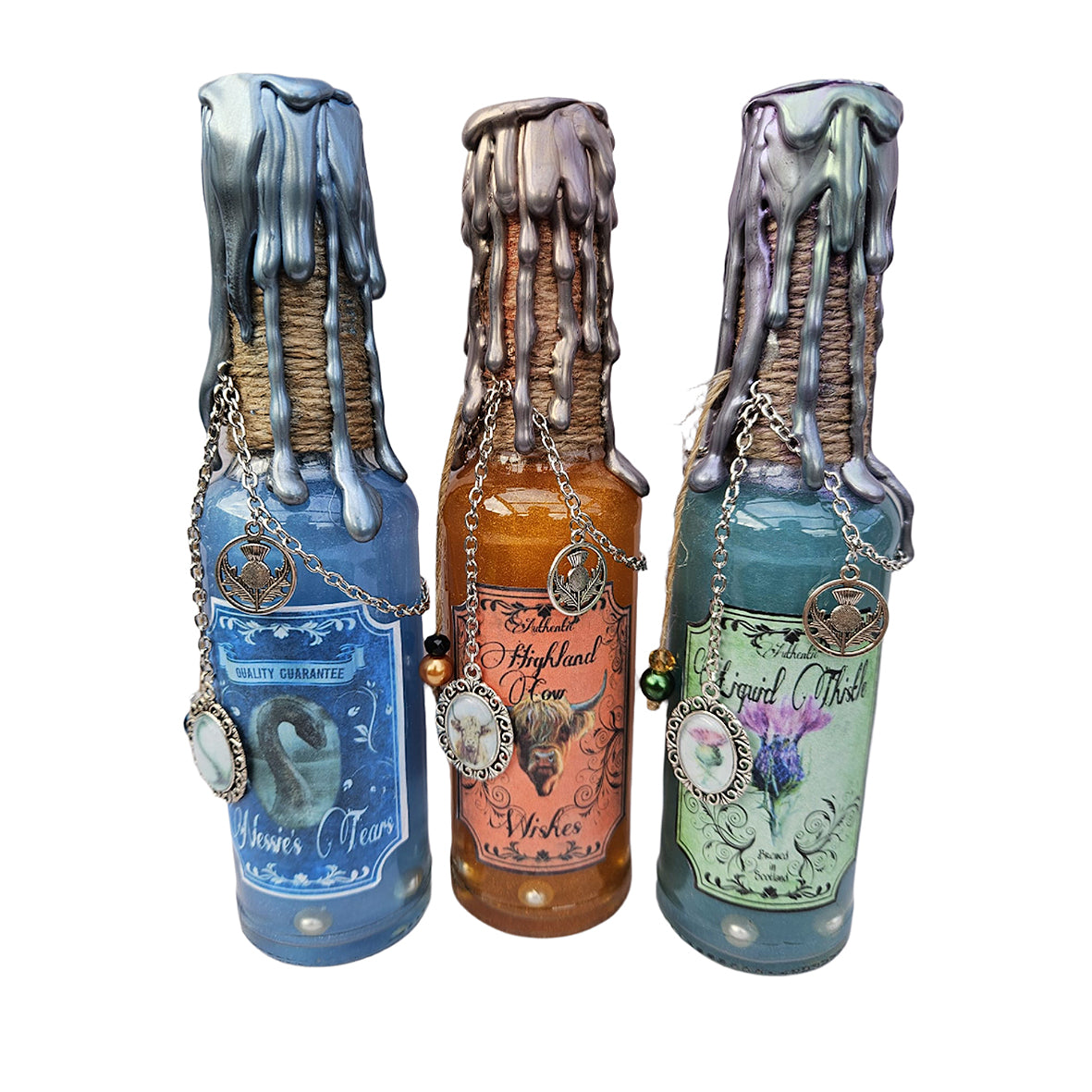 Handcrafted Decorative Potion Bottle – Unique Scotland Inspired Gift