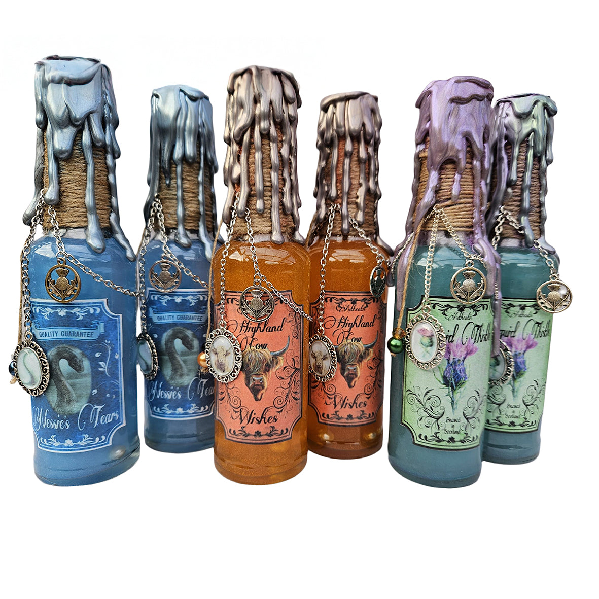 Handcrafted Decorative Potion Bottle – Unique Scotland Inspired Gift