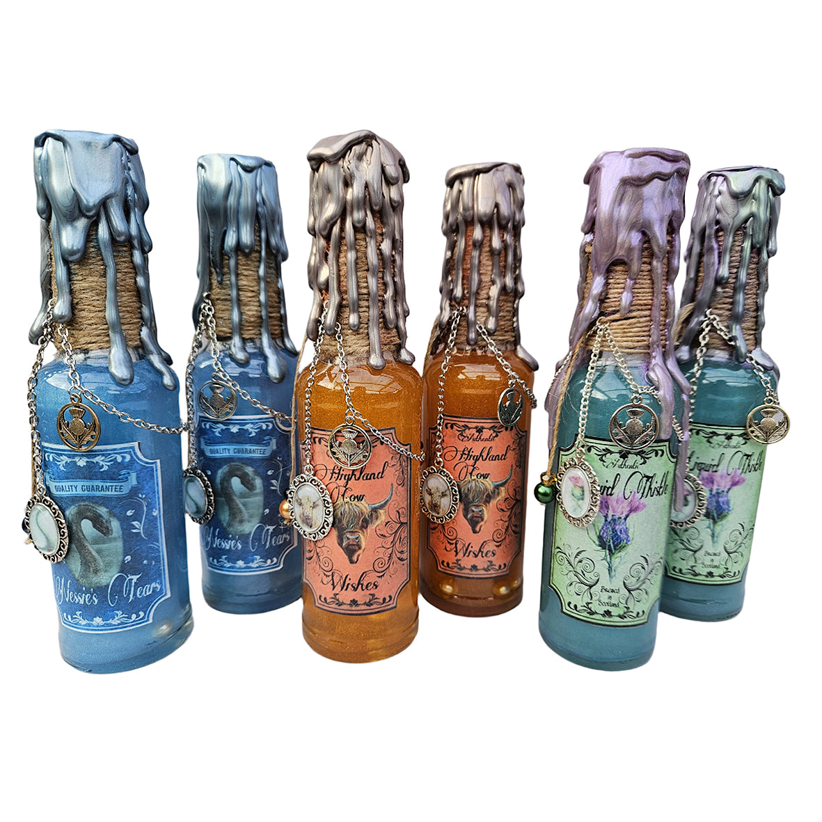Handcrafted Decorative Potion Bottle – Unique Scotland Inspired Gift