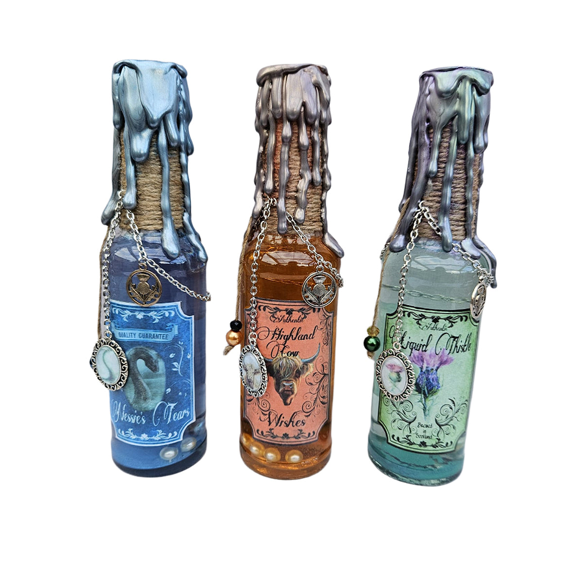 Handcrafted Decorative Potion Bottle – Unique Scotland Inspired Gift
