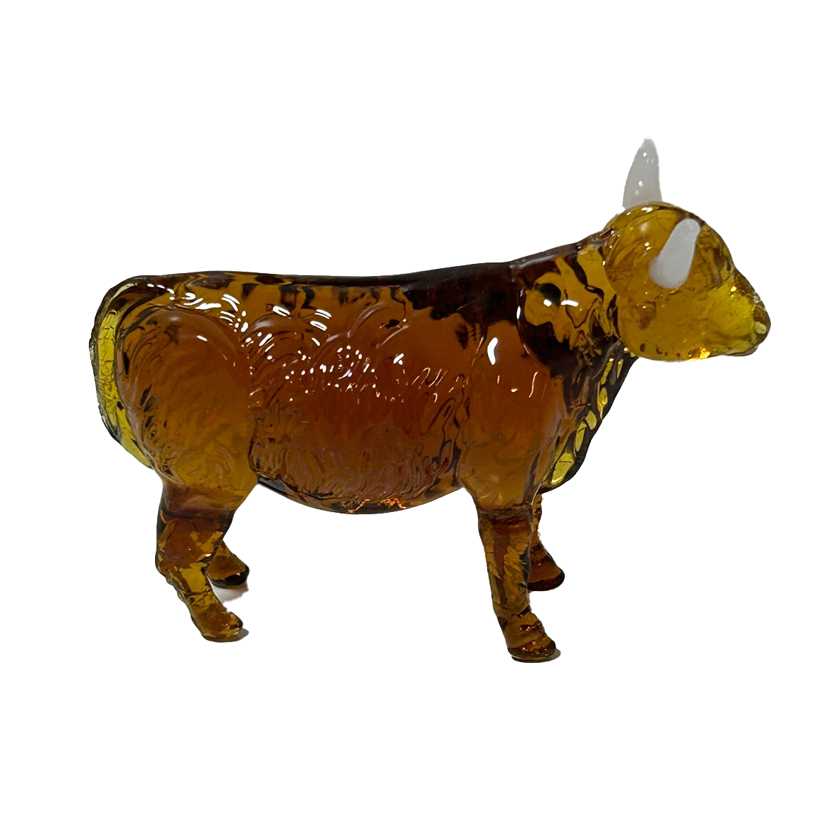 Wee Highland Coo - Unique Wee Highland Cow Glass Ornament