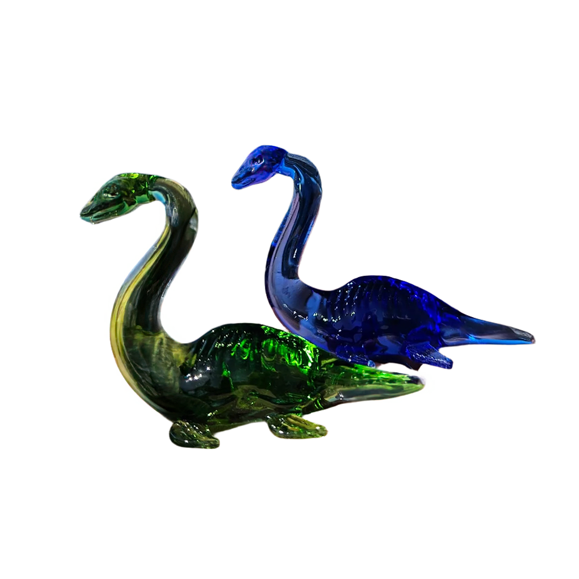 Wee Nessie Glass Figurine |Loch Ness Monster Ornament |Scottish Gift |Handcrafted Nessie Decor | Mythical Creature Collectible |Gift for Her