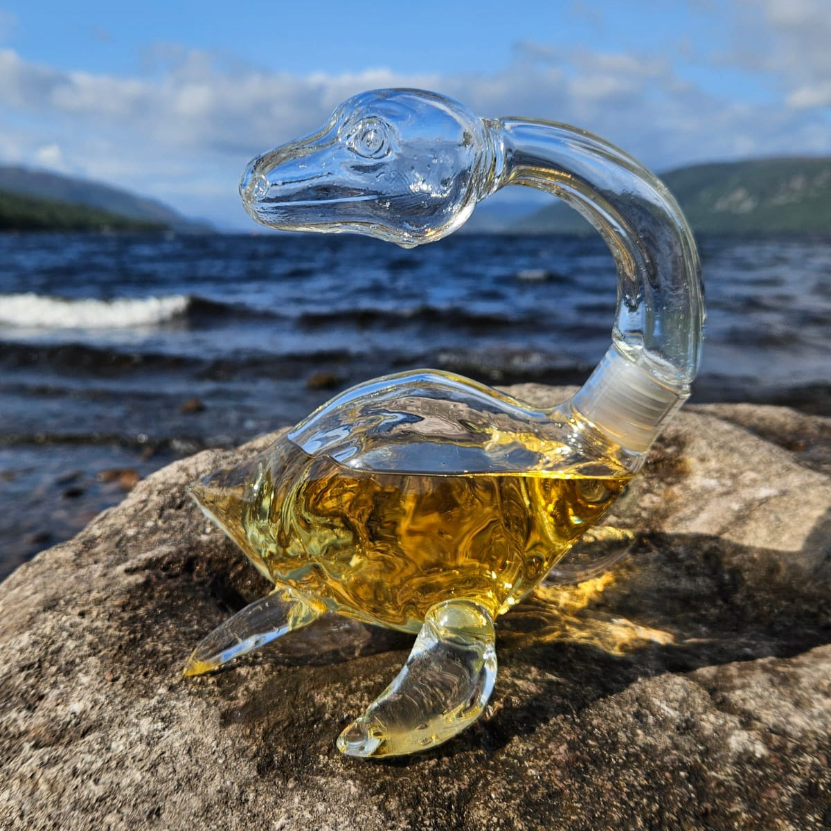 Chunky Nessie Whisky Decanter – Unique Loch Ness Monster Scottish Gift