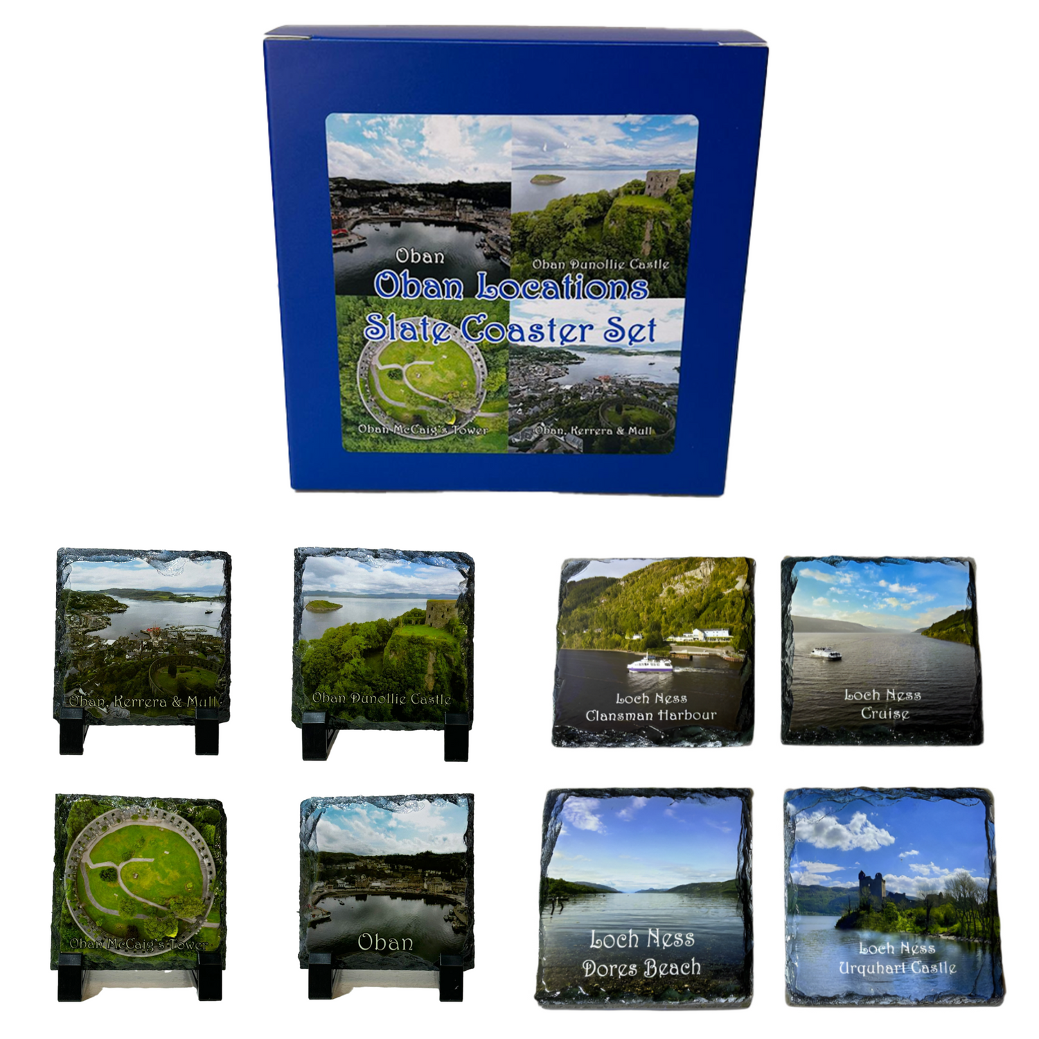 Souvenir Coaster Sets – Scottish Locations
