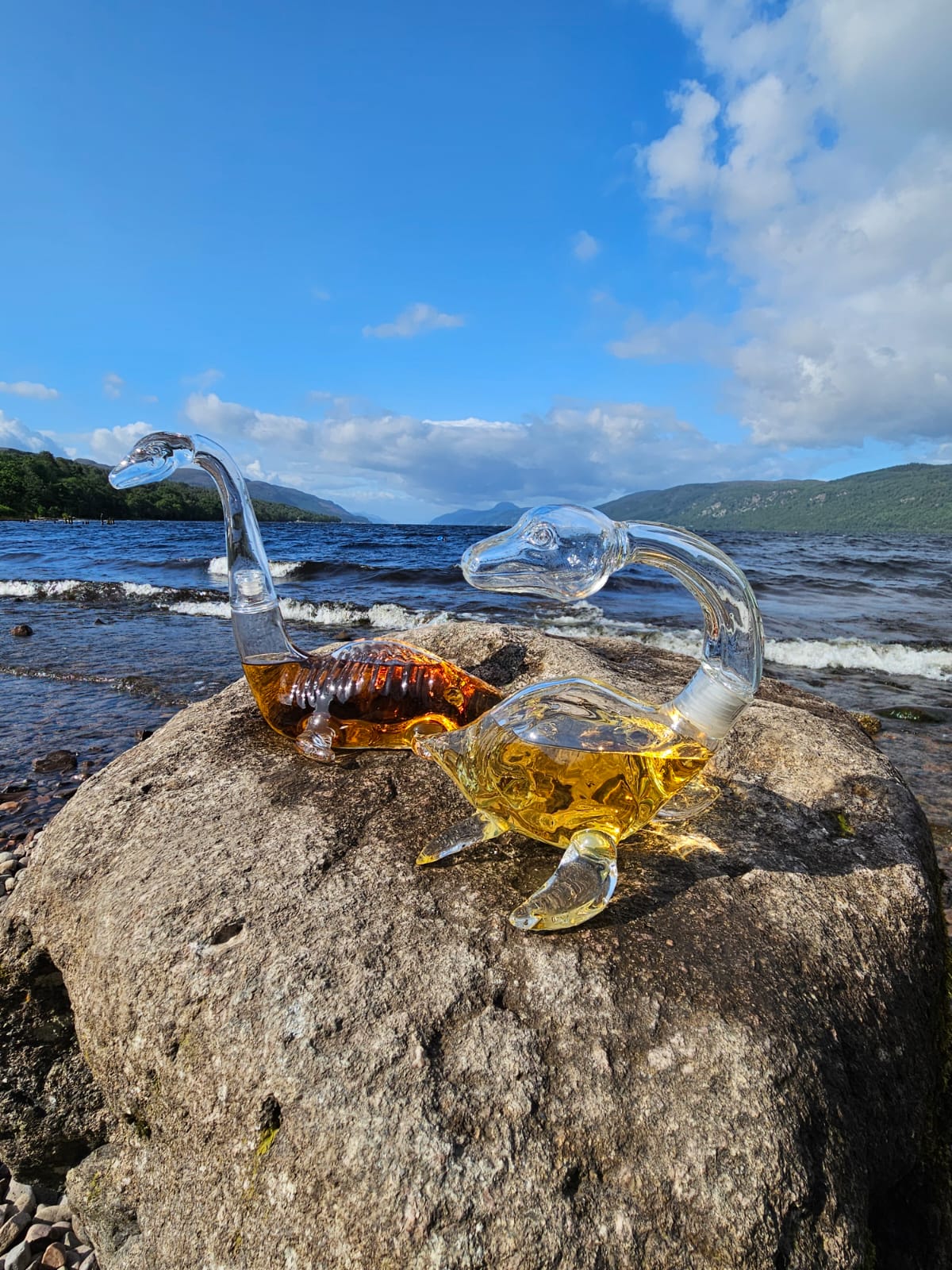 Premium Whisky Decanters Inspired by The Loch Ness Monster.