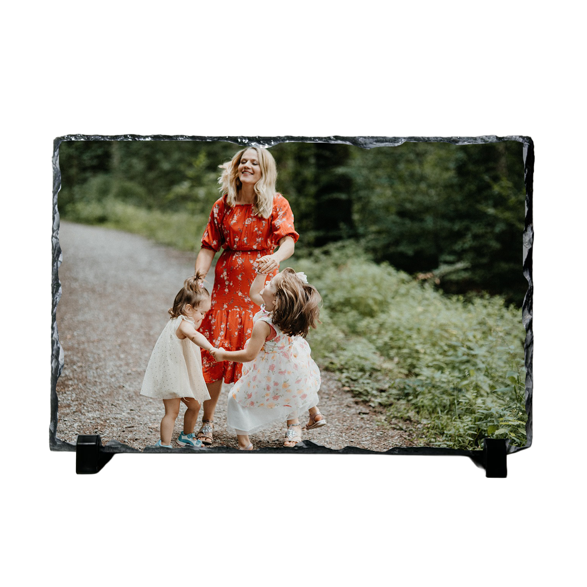 Personalised Slate Photo Plaque – Custom 19x29cm Large Rectangle Picture Gift – Memorial, Wedding or Family Keepsake UK