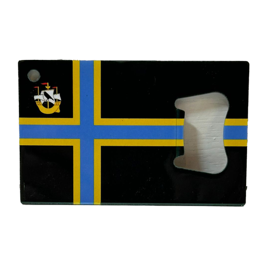 Bottle Opener - Caithness Flag Design