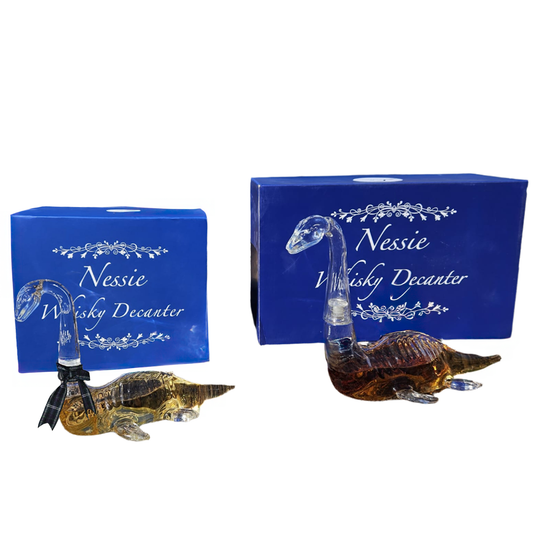 Loch Ness Monster Whisky Decanter – Small or Large Nessie Scottish Gift or Keepsake.