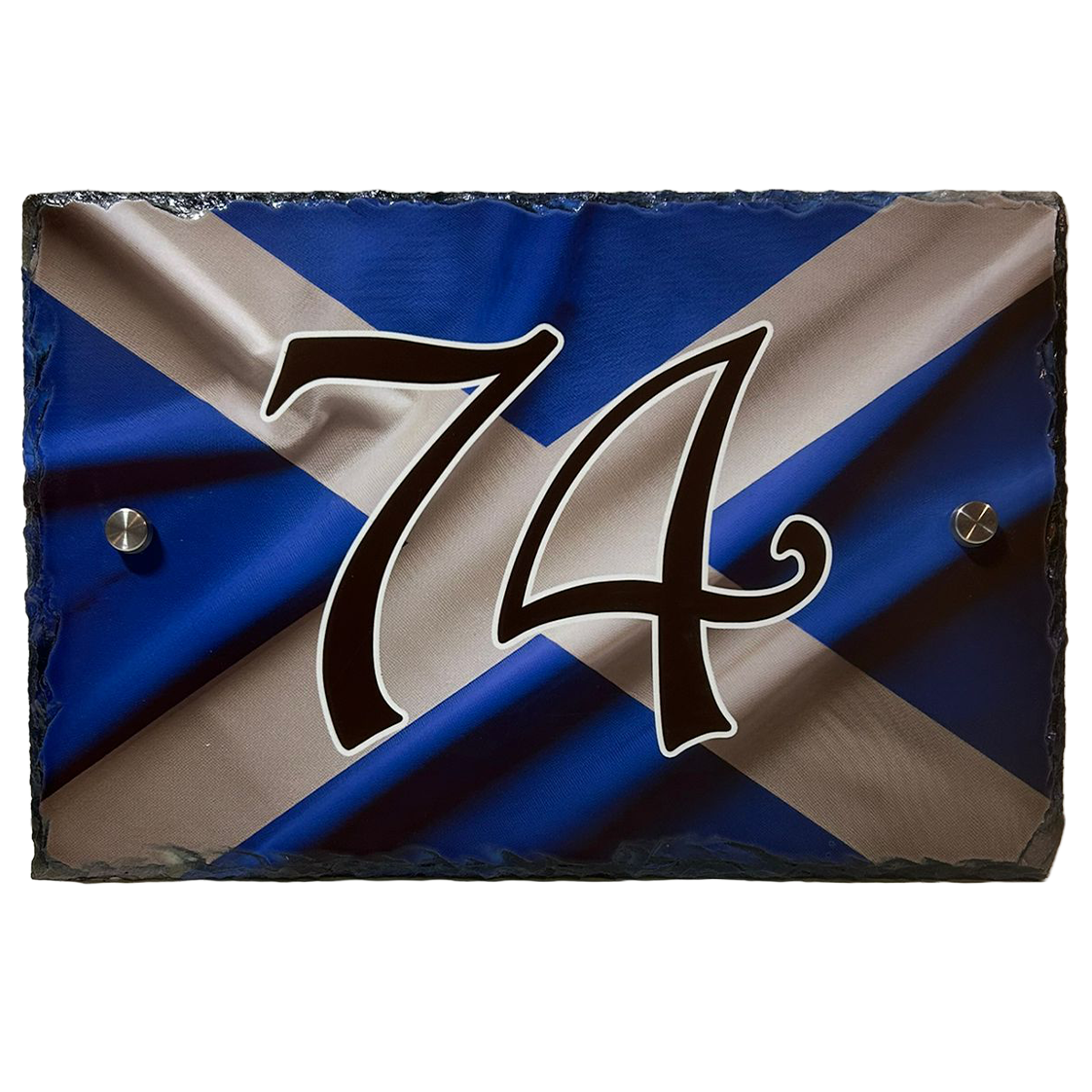 Custom Slate House Number Door Plaques