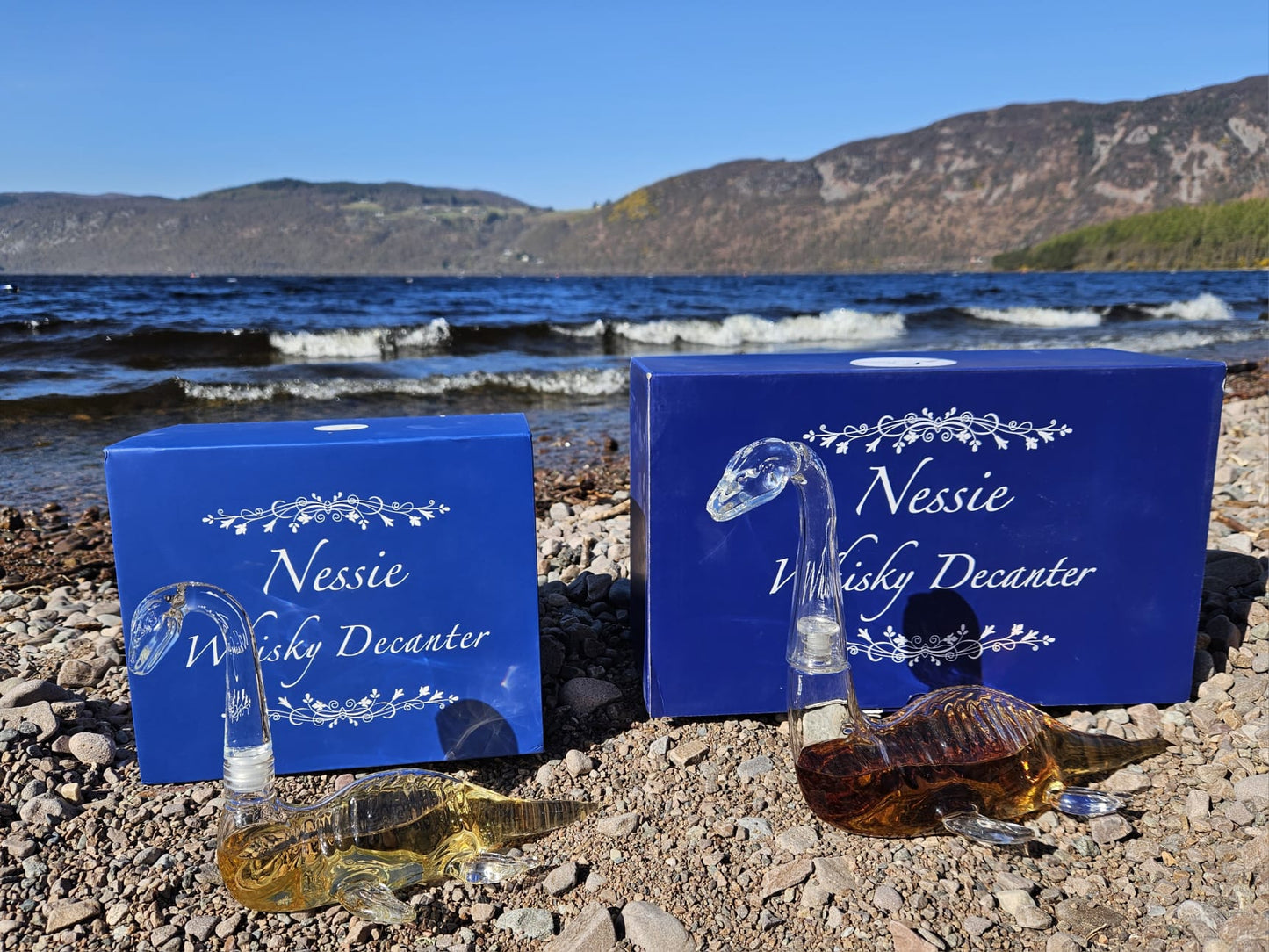 Premium Whisky Decanter Inspired By The Legendary Loch Ness Monster.