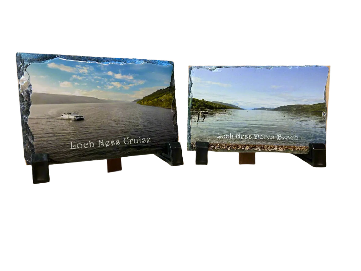 Souvenir Photo Slate Scottish Highlands Gift – Loch Ness Locations