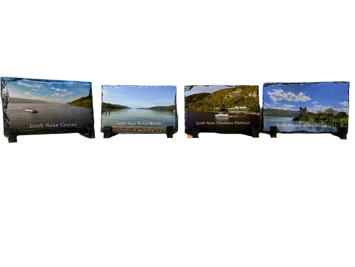 Souvenir Photo Slate Scottish Highlands Gift – Loch Ness Locations