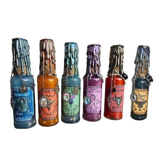 Handcrafted Decorative Potion Bottle – Unique Scotland Inspired Gift