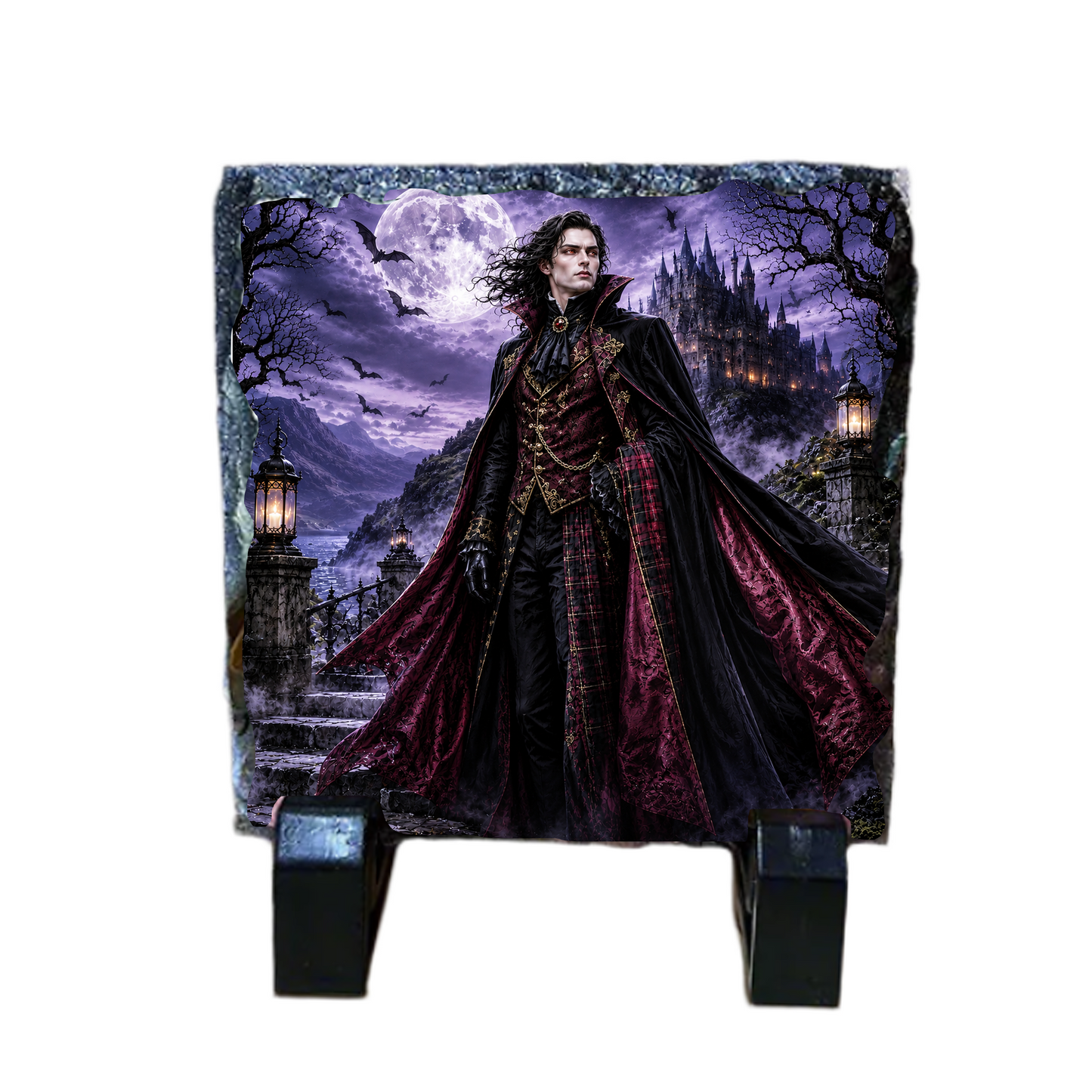 Slate Coasters Vampire Themed – Gothic & Witchy Home Decor