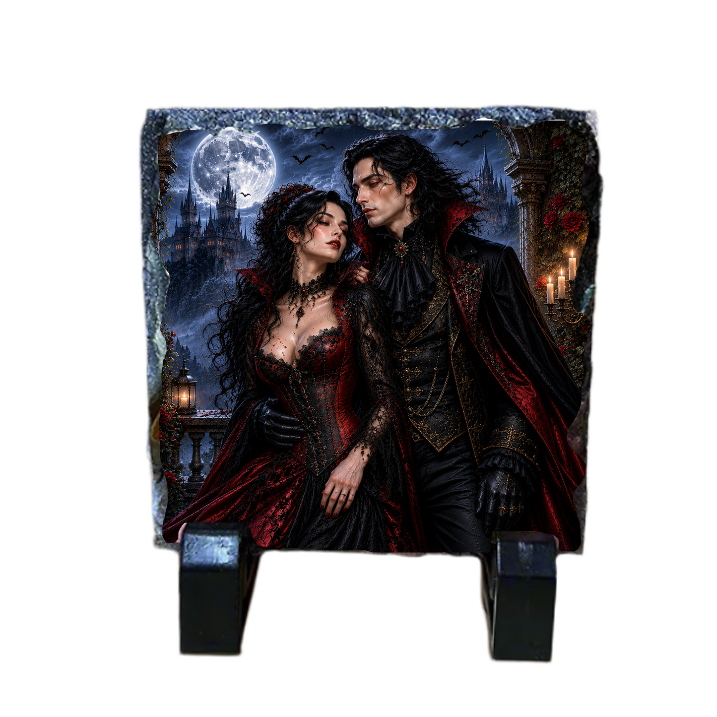 Slate Coasters Vampire Themed – Gothic & Witchy Home Decor