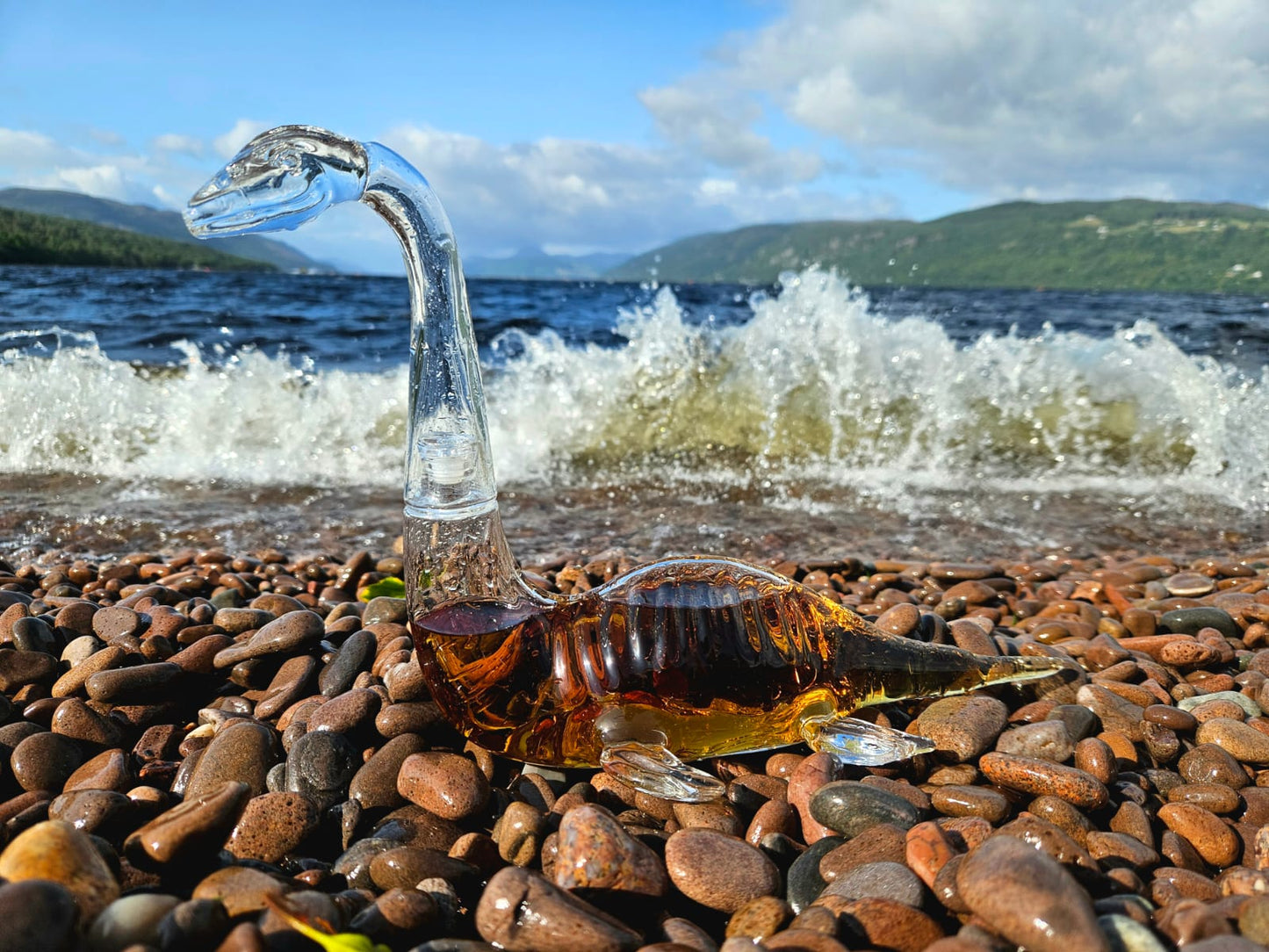 Premium Whisky Decanter Inspired By The Legendary Loch Ness Monster.