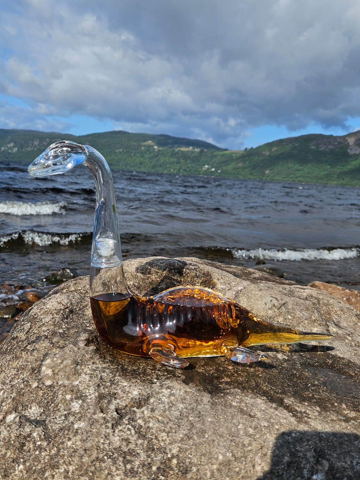 Premium Whisky Decanter Inspired By The Legendary Loch Ness Monster.