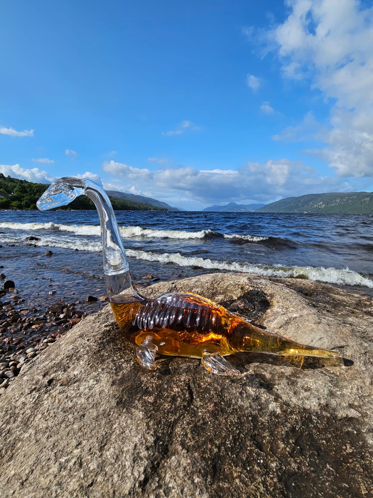 Premium Whisky Decanter Inspired By The Legendary Loch Ness Monster.