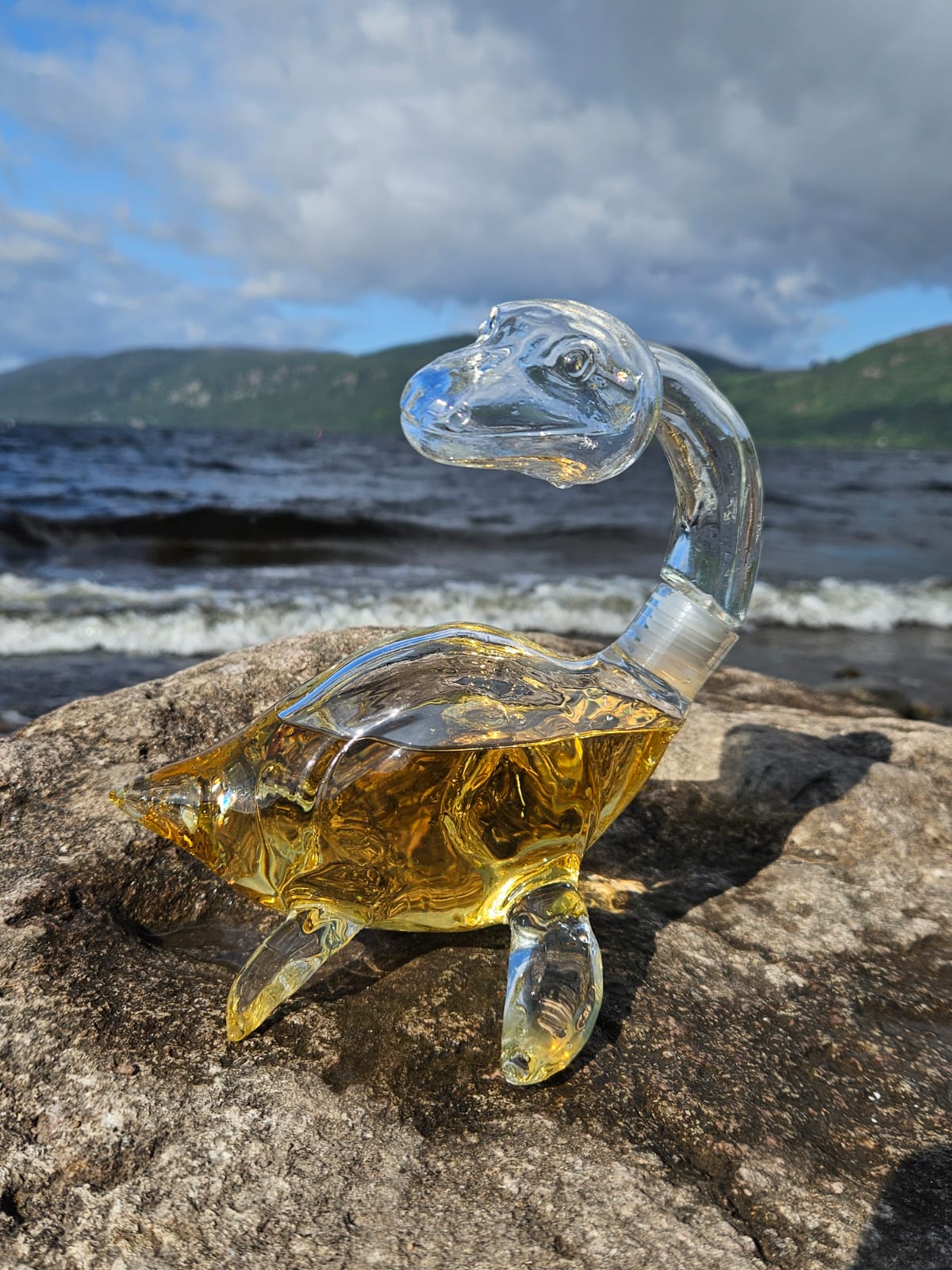 Premium Whisky Decanter Inspired By The Legendary Loch Ness Monster.