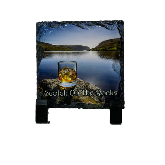 Whisky Drinkers Coaster - Scotch on The Rocks
